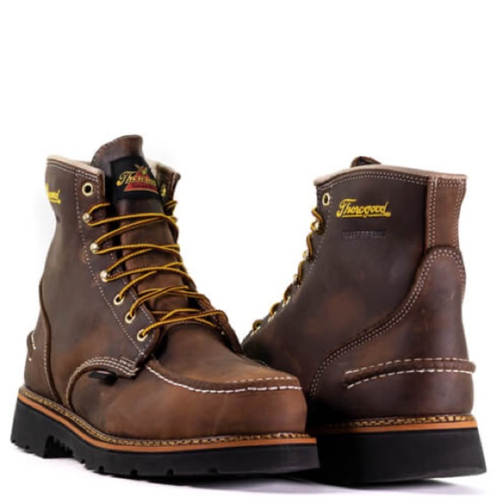 THOROGOOD 1957 SERIES – WATERPROOF SAFETY TOE 6" CRAZYHORSE MOC TOE – MAXWEAR90